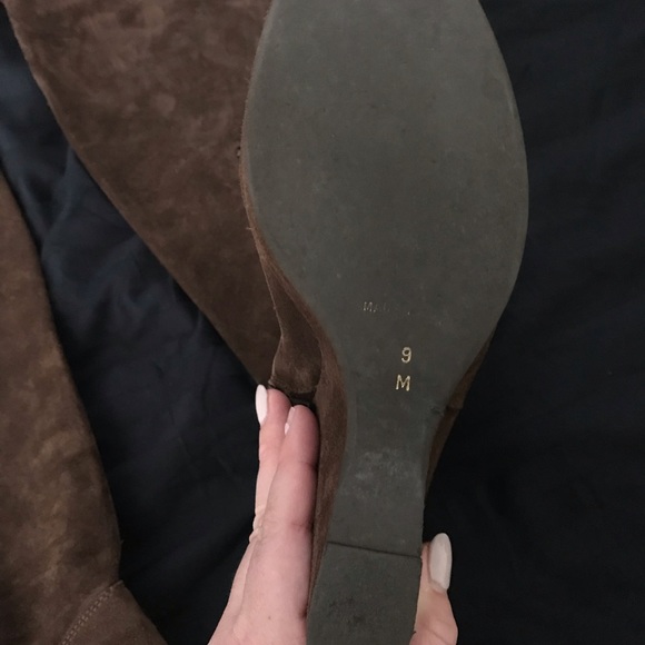 Juicy Couture Thigh High Suede Brown Boots - Picture 4 of 4